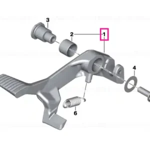 Brake pedal - BMW Motorrad Reduceri