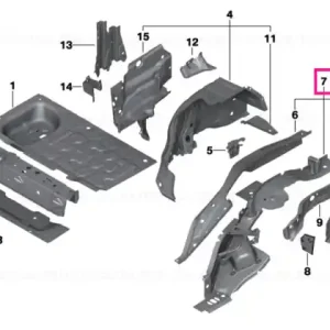 Vezi acum Right rear side member - BMW - Mini