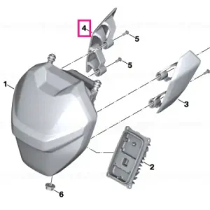 Capac dreapta - BMW Motorrad Calitate înaltă