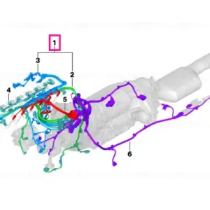Wi.harness for eng.sensor sys.module 1+2 - BMW Plată securizată