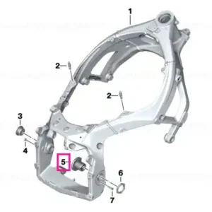 Bushing, swinging-fork pivot, right - BMW Motorrad Bestseller