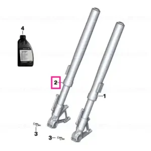 Bestseller Fork stanchion, gold, right - BMW Motorrad