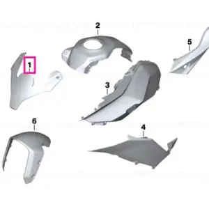 Upper trim section RACING-RED - BMW Motorrad Preț promoțional