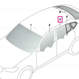 Ultima șansă Side window, door, rear right - BMW