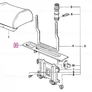 Acoperire dreapta SCHWARZ - BMW Mai ieftin