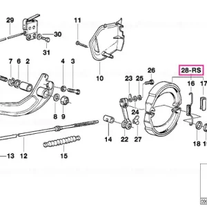 Brake shoe 2 STCK. - BMW Motorrad Nu rata