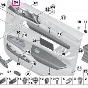 Vezi acum Door opener, front right - BMW