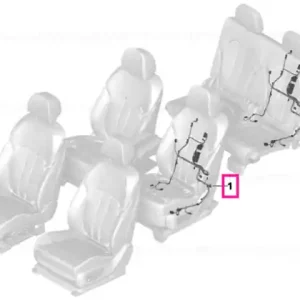 Wiring harness for seat, rear left - BMW Premium