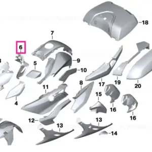 Super ofertă Hand protector right MONOLITH-MET. - BMW Motorrad