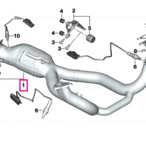 Bestseller Exhaust manifold, polished - BMW Motorrad