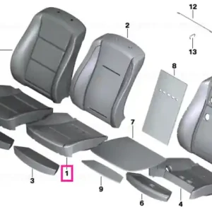 Basic seat upholstery, right OC3 - BMW Mai ieftin