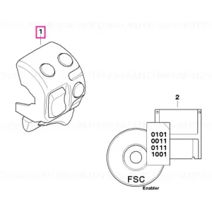 Comutator combinat stânga INFO - BMW Motorrad Super ofertă