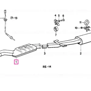 Vezi acum Front silencer SI048 03/89 - BMW