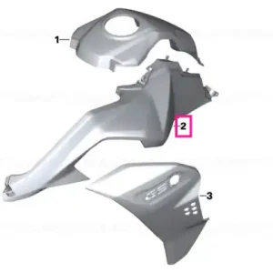 Bestseller Panou lateral ornament stânga LUPIN-BLUE - BMW Motorrad