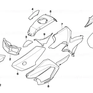 Cumpărături sigure Rear lateral part, right - BMW Motorrad