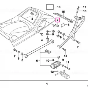 Acoperire dreapta - BMW Motorrad Retur gratuit