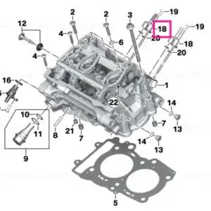 Bypass distributor, left - BMW Motorrad Preț mic
