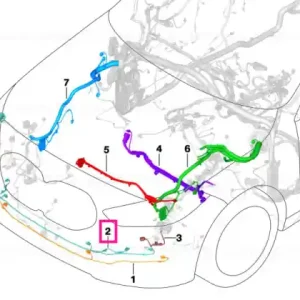 Wiring harness, front end - BMW Disponibil imediat
