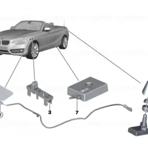 Adaptor bază antenă cu etanșare - BMW Reducere