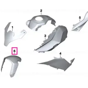 Cumpărături sigure Front wheel fender, upper GALVANIC-GOLD - BMW Motorrad