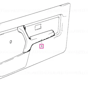 Armrest front right NATUR - BMW Disponibil imediat