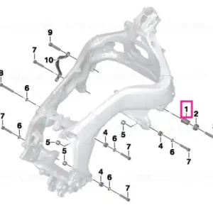 Threaded socket for motor mount M24X1,25 - BMW Motorrad Super ofertă