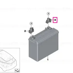 Adapter, battery negative terminal - BMW Ultima șansă