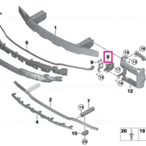 Adaptor left - BMW Preț promoțional