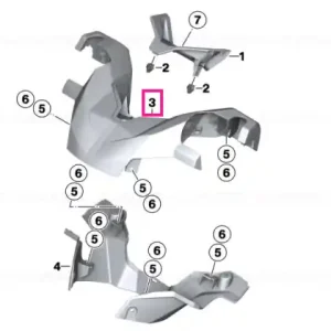 Capac ghidon superior - BMW Motorrad Mai ieftin