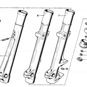 Slider tube right - BMW Motorrad Preț mic