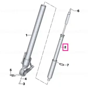 Damper unit, left - BMW Motorrad Livrare gratuită