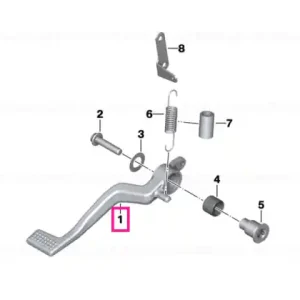 Brake pedal - BMW Motorrad Discount