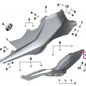 Cel mai vândut Husă rezervor stânga jos - BMW Motorrad