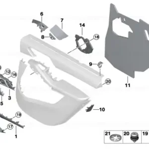 Vezi acum Capac difuzor drept B&W - BMW
