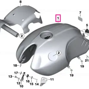 Vezi acum Fuel tank BLUE-GOLD - BMW Motorrad