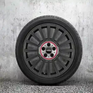 Livrare expres Set roți complete de vară - JCW Rallye Spoke 536 (bright turned, flow forming) cu anvelopa Goodyear Eagle F1 Asymmetric 3 ROF - 225/45R19 96W XL - Mini Countryman F60