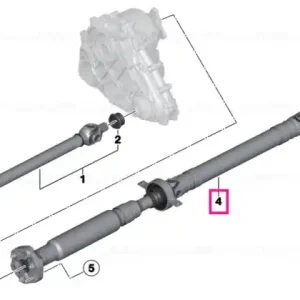 Ansamblu arborele transmisiei L=1319MM - BMW Comandă acum
