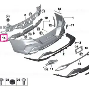 Absorber funnel, right -M- - BMW Nu rata