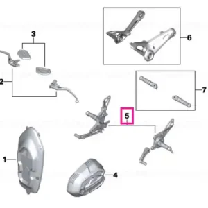 Comandă acum Set footrest system CLUB SPORT - BMW Motorrad