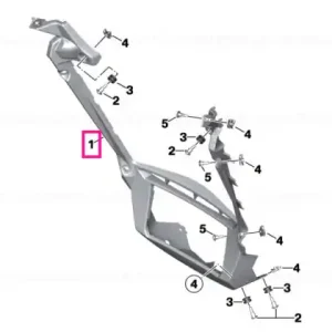 Air duct - BMW Motorrad Lichidare de stoc