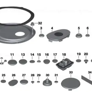 Water outlet grommet D35 - BMW Retur ușor