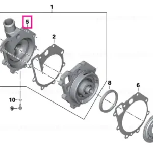 Capac pompă apă - BMW Motorrad Plată sigură