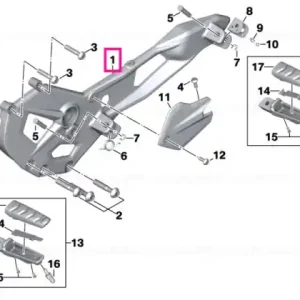 Bestseller Footpeg plate right - BMW Motorrad