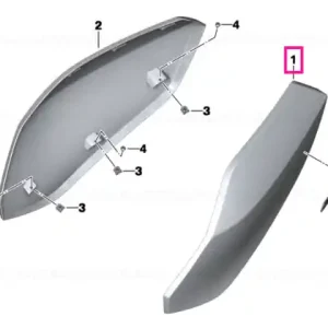 Tail cowling, left ROHTEIL / BLANK - BMW Motorrad Nu rata