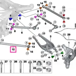 Wishbone, lower WITHOUT JOINTS - BMW Ofertă