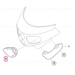 Cel mai bun preț Capac far dreapta ALBUARGINTIU 2 WEISSALU 2 - BMW Motorrad
