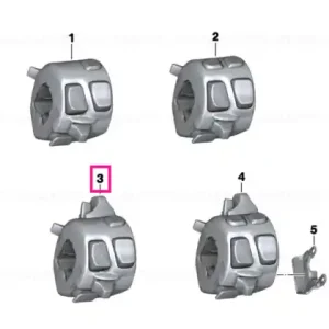 Combination switch left LIN - BMW Motorrad Doar azi