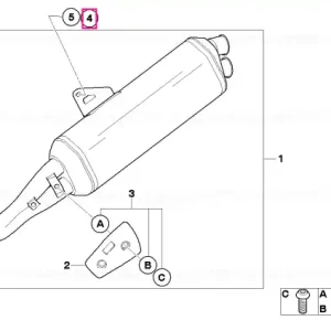 Şurub cap cilindric M8X20MK - BMW Motorrad Noutate