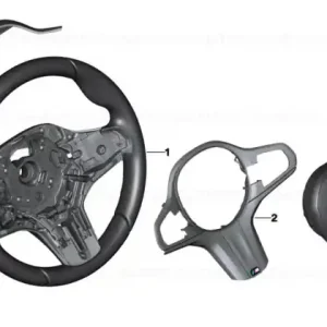 Airbag module, driver's side NACHTBLAU - BMW Premium