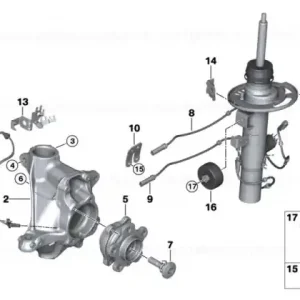 Amortizor suspensie, punte fata, dreapta, VDC - BMW X3 G01 Livrare rapidă